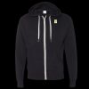 Unisex Heathered French Terry Full-Zip Hooded Sweatshirt Thumbnail