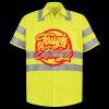 Men's High Visibility Safety Short Sleeve Work Shirt Thumbnail