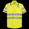 Men's High Visibility Safety Short Sleeve Work Shirt Thumbnail