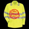 Men's High Visibility Safety Long Sleeve Work Shirt Thumbnail