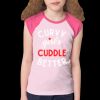 4277 Youth Baby Rib Cap Sleeve Raglan Thumbnail