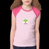 4277 Youth Baby Rib Cap Sleeve Raglan Thumbnail