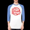 BB453 Poly-Cotton 3/4 Sleeve Raglan Thumbnail