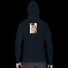 F498 Flex Fleece Drop Shoulder Pull Over Hooded Sweatshirt Thumbnail