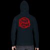 F498 Flex Fleece Drop Shoulder Pull Over Hooded Sweatshirt Thumbnail