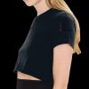 2380 Fine Jersey S/S Cropped T-Shirt Thumbnail